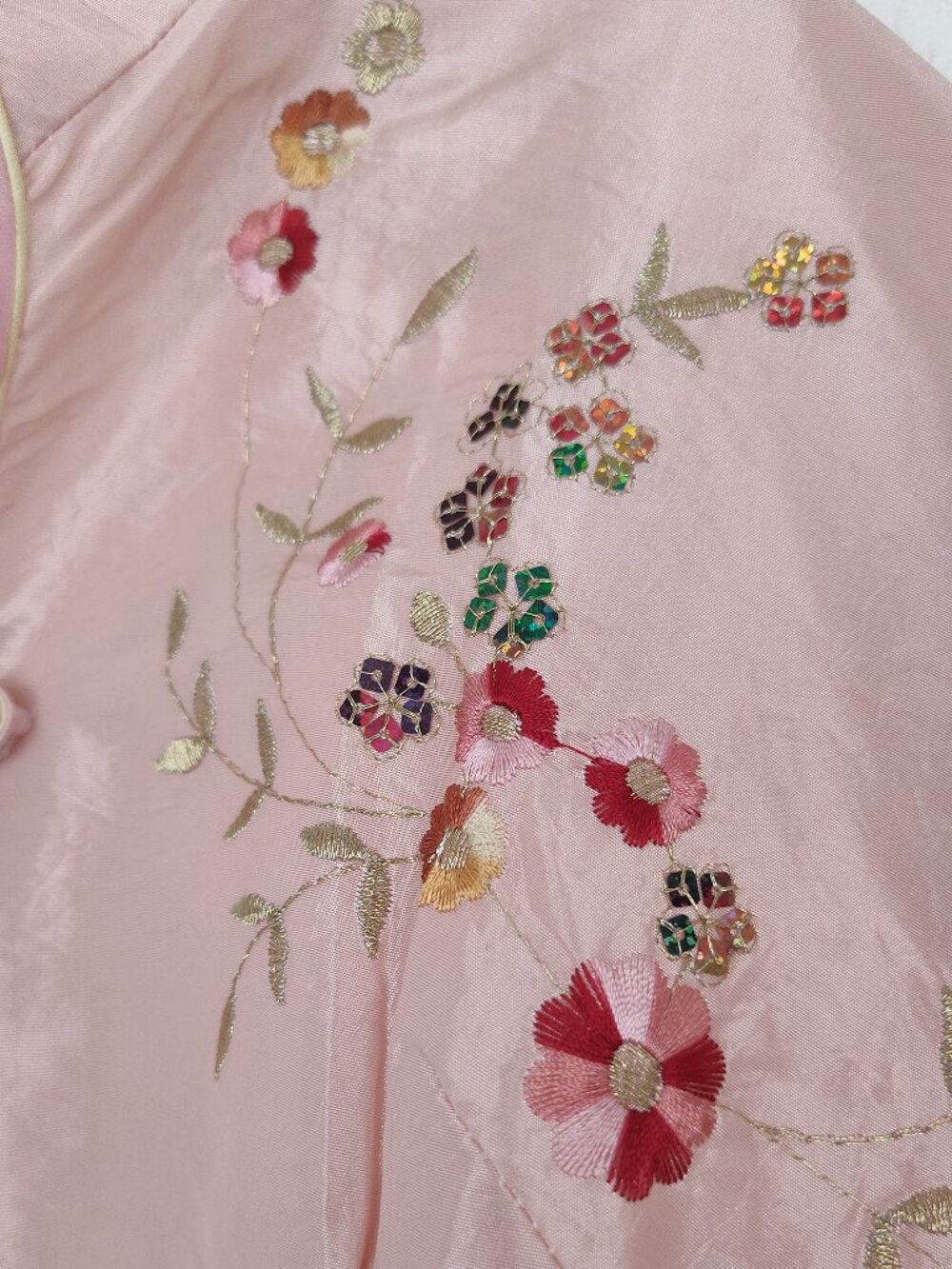 New Life, Asian Chinese Changshan Top, L - image 5